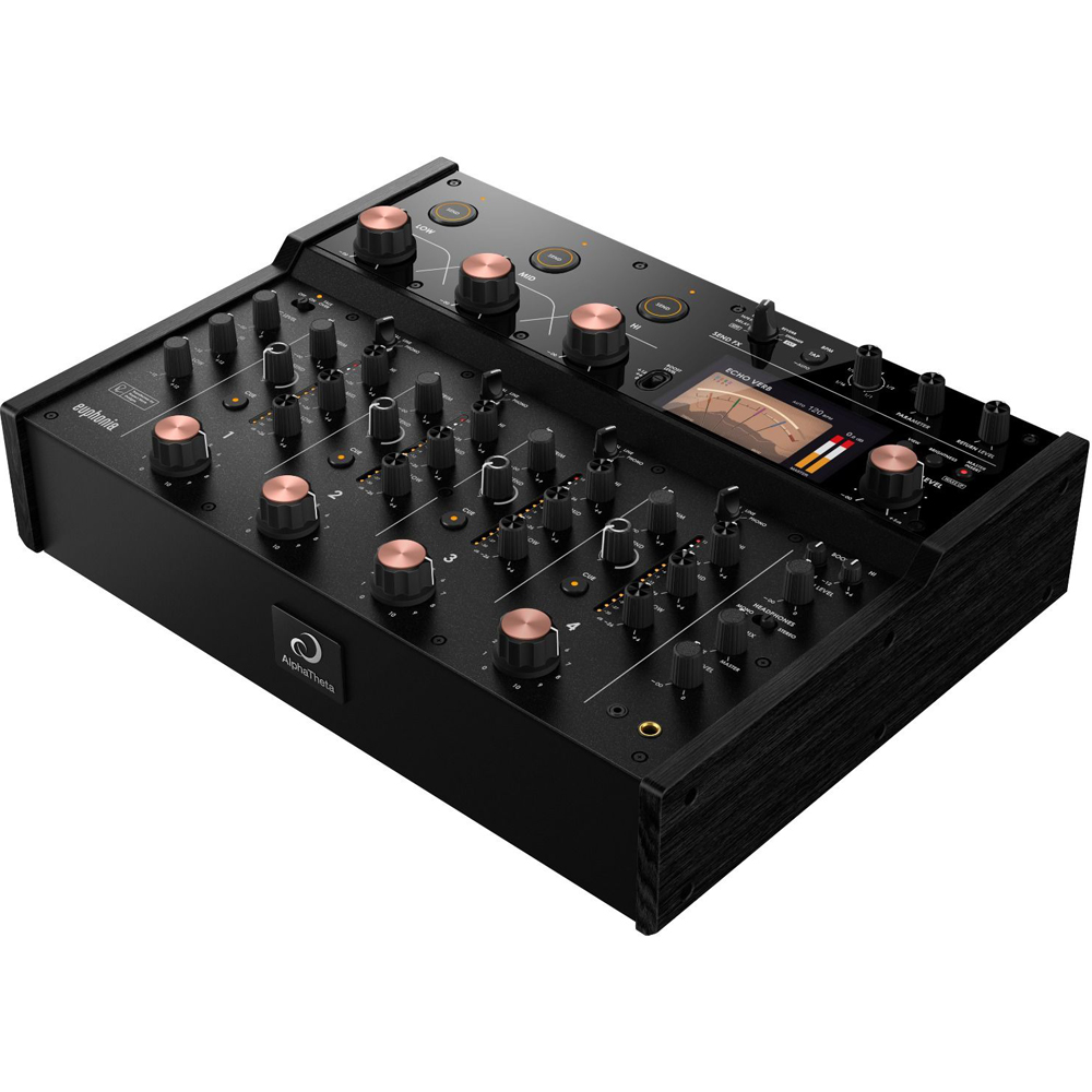 AlphaTheta Euphonia Rotary DJ Mixer with FX | Ther Disc DJ Store